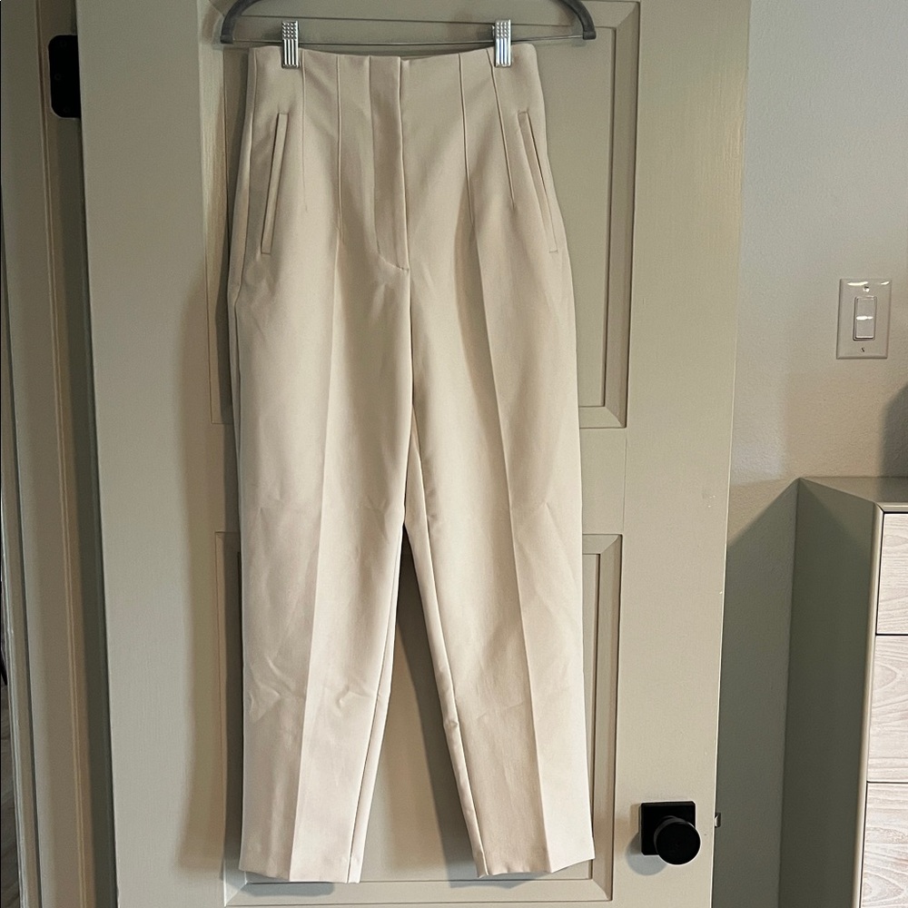 Zara Elegant Cream Trousers